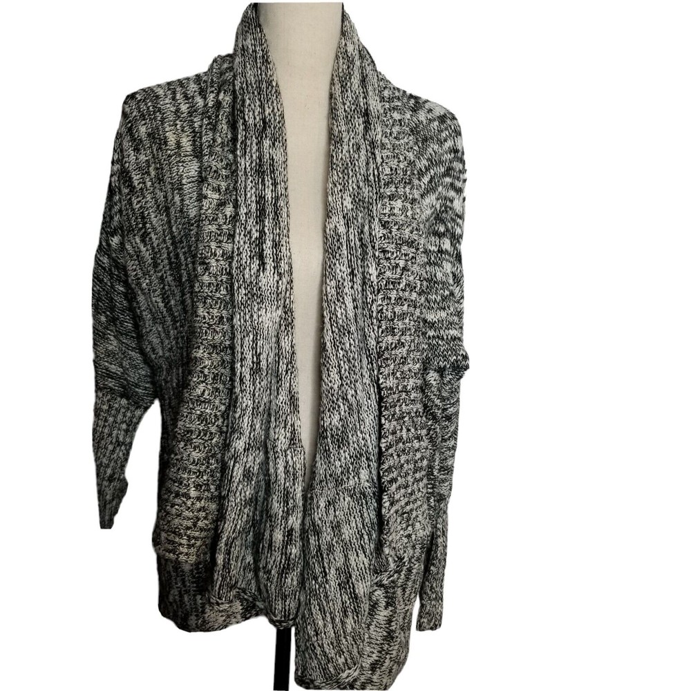 Michael Stars Cascading Shawl Open Front Cardigan… - image 1